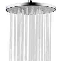 High quality 9 inch chrome rainfall round high pressure shower head