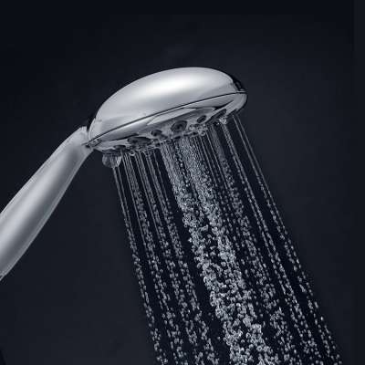 Cheap 5 functions golden hand shower head with big waterfall spray