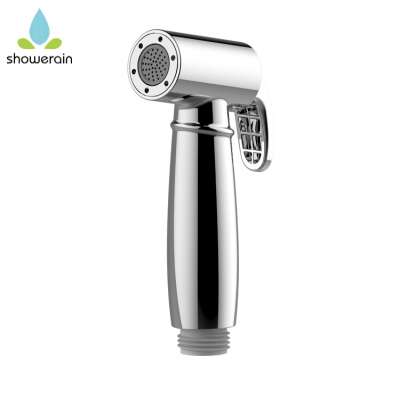 Handheld Chrome Bidet Toilet shattaf hand sprayer Portable Shower with Brushed Nickel Toilet