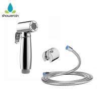 ABS plastic low price silver hand sprayer shattaf bidet shower set manufacture